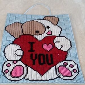 Valentine pet wall hanging